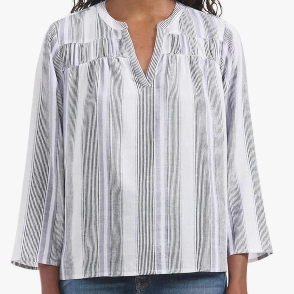 SPLENDID STRIPE PULLOVER TOP (654)